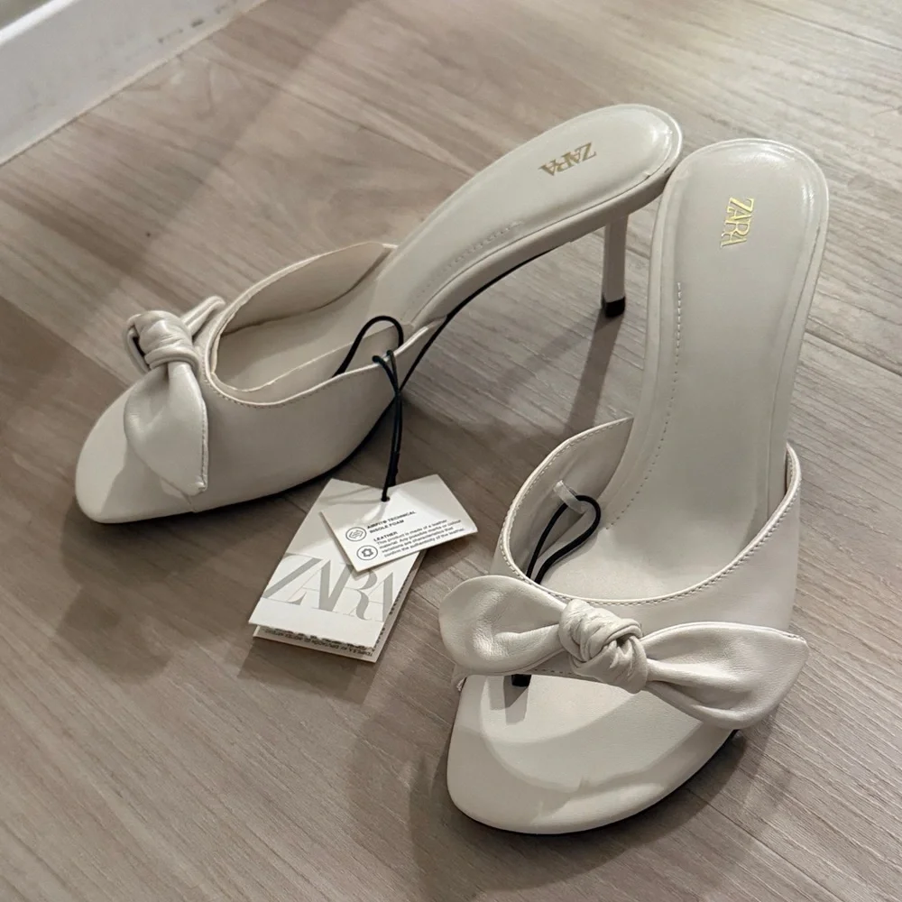 Zara Open Toe Heels - Picture 3 of 12